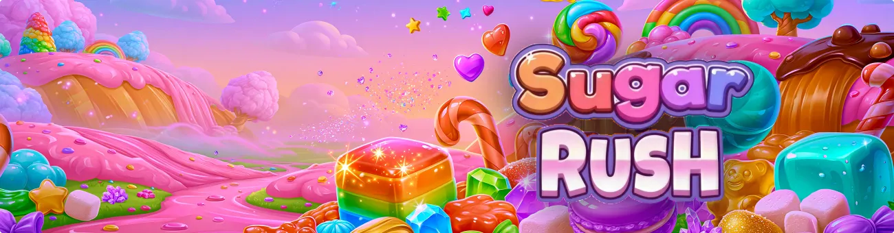 Sugar rush slot Banner 1